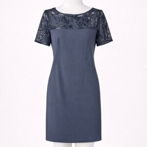 sachin and babi light blue dress Veronica Beard - Sylviani Floral Midi Dress main image 1